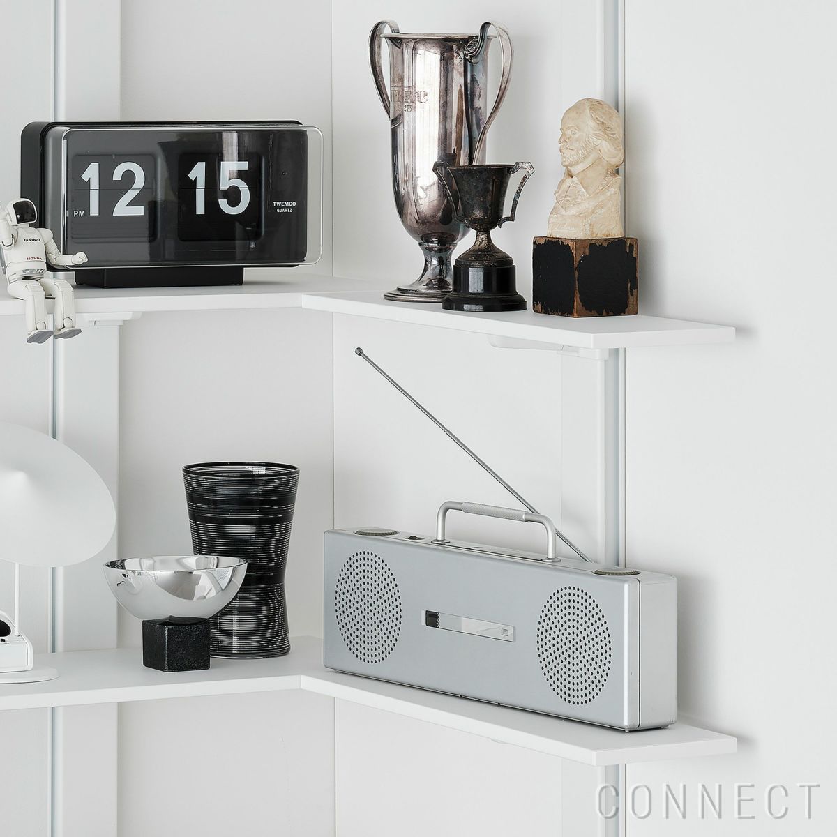 AIR SHELF（エアシェルフ） / Corner Shelf Set（コーナーシェルフセット） / SET-AS-CNS-WH / 突っ張り型収納