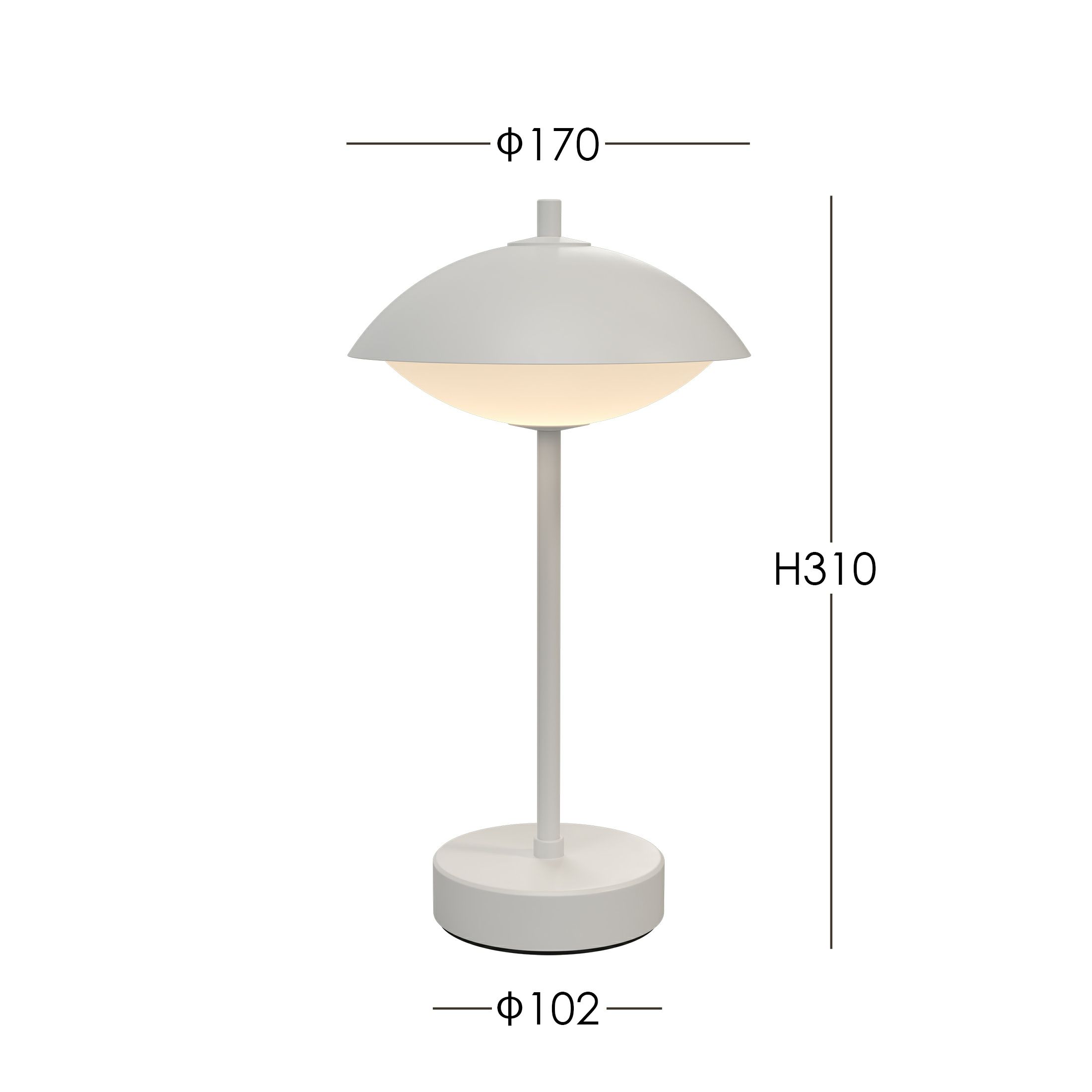 FRITZ HANSEN（フリッツ・ハンセン） / CLAM PORTABLE（クラム ポータブル） / φ170mm / テーブルランプ