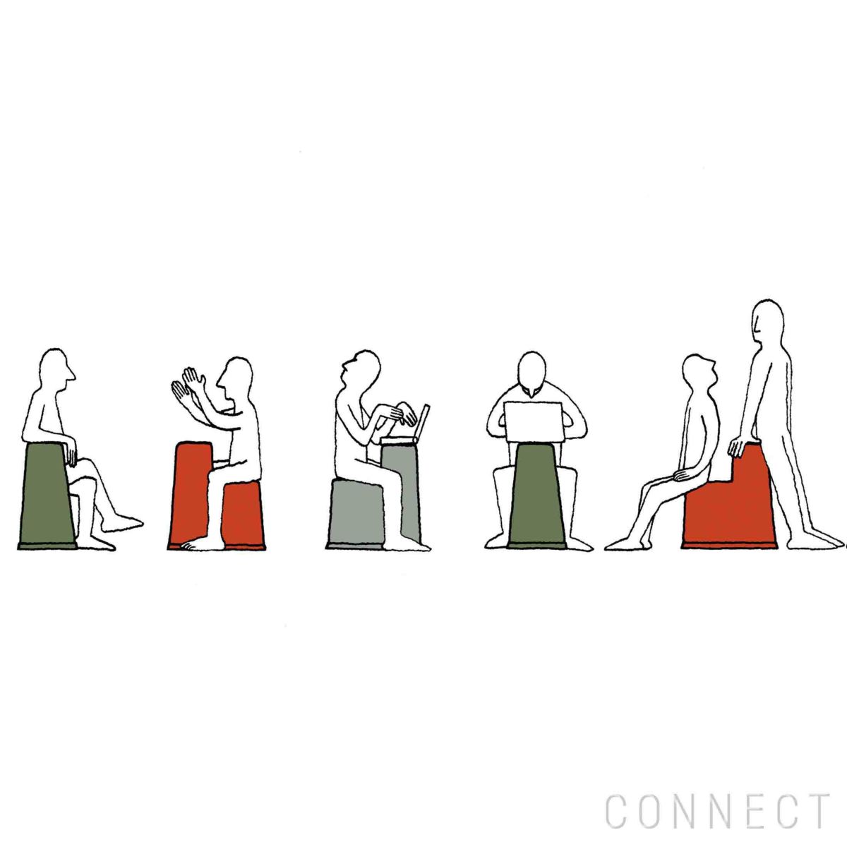 【アウトレット】Vitra（ヴィトラ） / Stool-Tool（スツールツール） / 76 industrial green / チェア