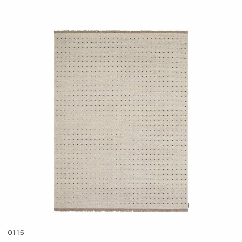 Kvadrat（クヴァドラ） / Yield Dot Naturally Coloured Fringes（イールド ドット ナチュラリー カラード フリンジ） / 20150（180cm×240cm） / ラグ