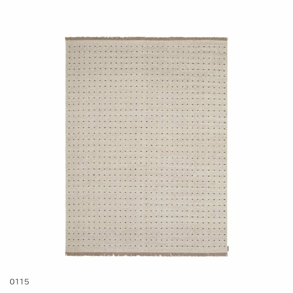 Kvadrat（クヴァドラ） / Yield Dot Naturally Coloured Fringes（イールド ドット ナチュラリー カラード フリンジ） / 20150（180cm×240cm） / ラグ