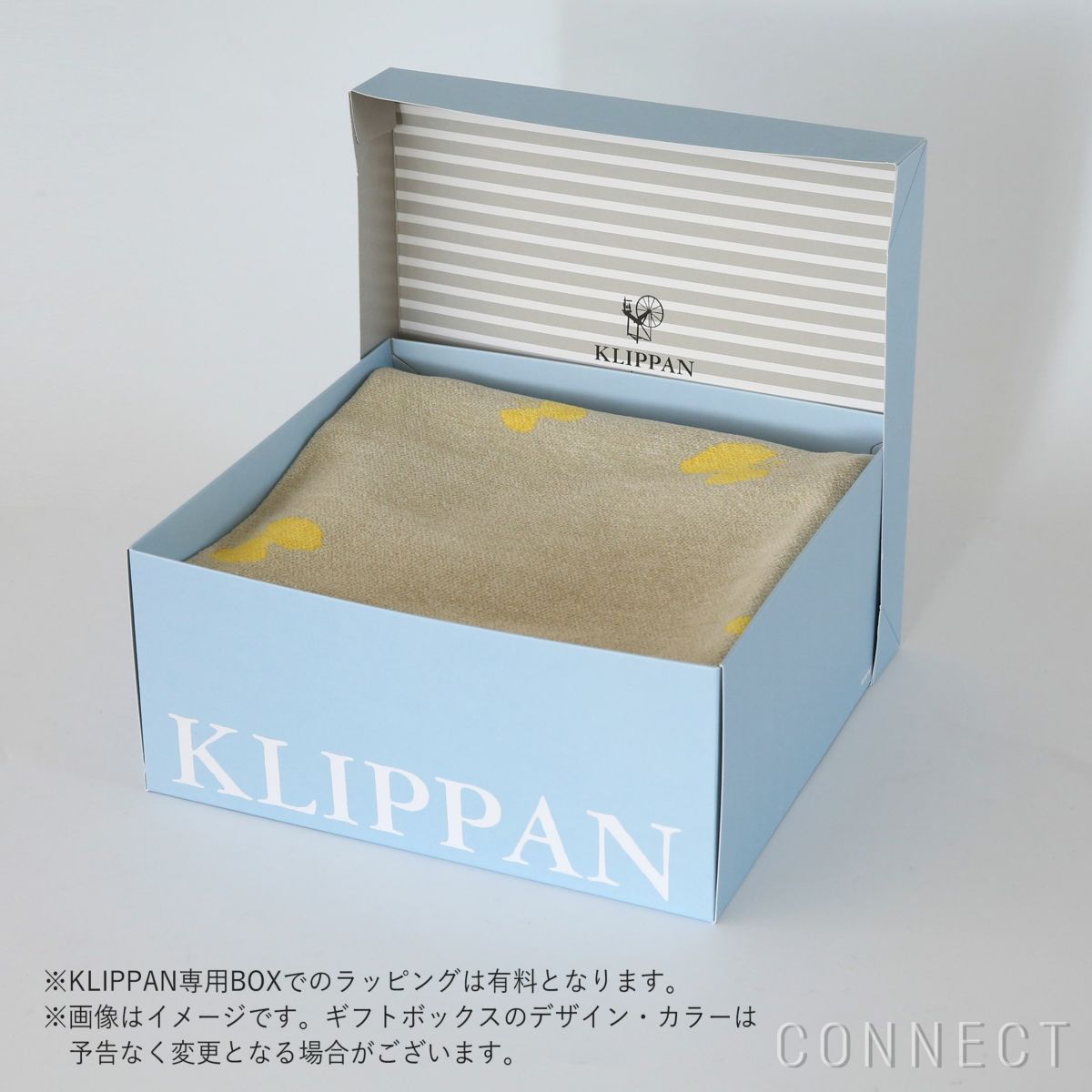 KLIPPAN（クリッパン）×mina perhonen（ミナ ペルホネン） / FOREST SPOON / シュニールコットンブランケット / シングルサイズ 140×180cm