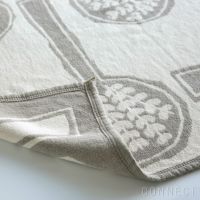 KLIPPAN（クリッパン）×mina perhonen（ミナ ペルホネン） / FOREST SPOON / シュニールコットンブランケット / ハーフサイズ 90×140cm