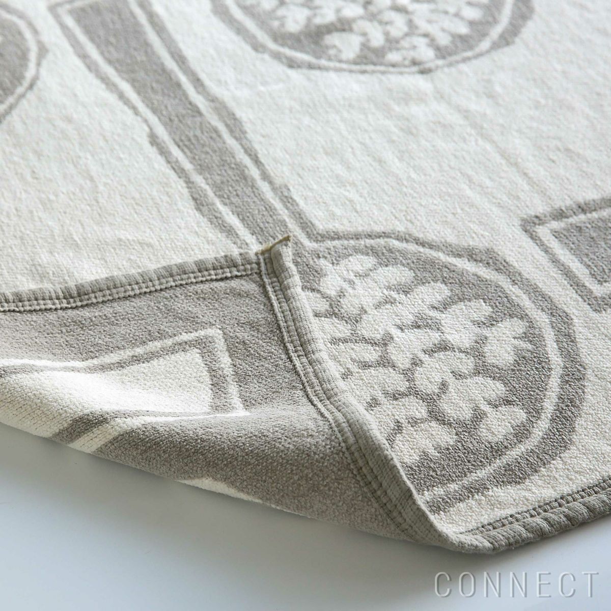 KLIPPAN（クリッパン）×mina perhonen（ミナ ペルホネン） / FOREST SPOON / シュニールコットンブランケット / ハーフサイズ 90×140cm