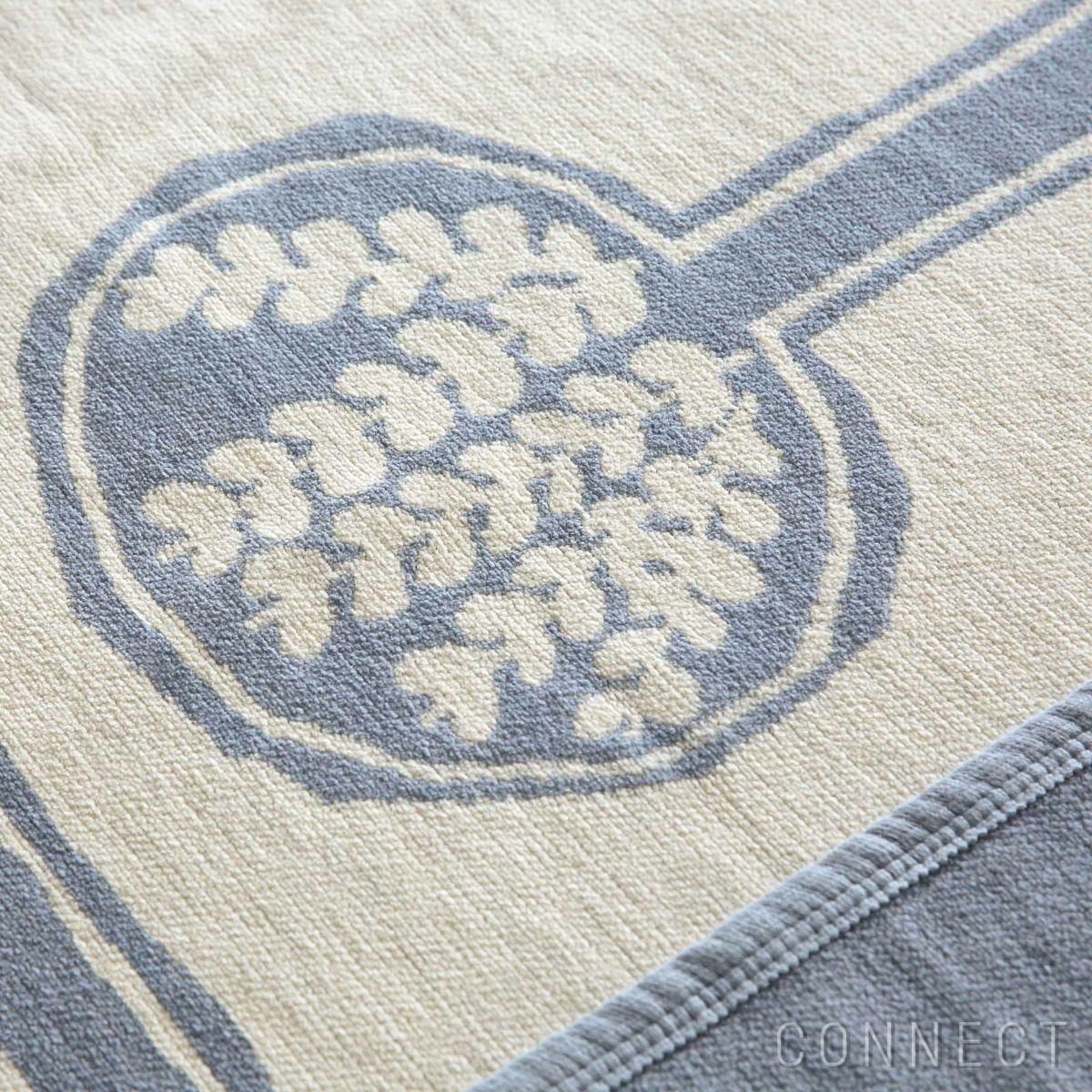 KLIPPAN（クリッパン）×mina perhonen（ミナ ペルホネン） / FOREST SPOON / シュニールコットンブランケット / ハーフサイズ 90×140cm