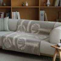 KLIPPAN（クリッパン）×mina perhonen（ミナ ペルホネン） / FOREST SPOON / シュニールコットンブランケット / ハーフサイズ 90×140cm