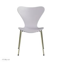 【70周年記念モデル】FRITZ HANSEN（フリッツ・ハンセン） / SERIES 7（セブンチェア） / 7:14AM / ラッカー / レインボー（スチール脚・亜鉛クローム仕上げ） 《2025年限定脚カラー》