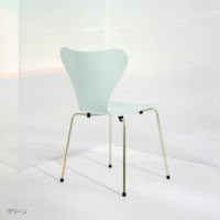 【70周年記念モデル】FRITZ HANSEN（フリッツ・ハンセン） / SERIES 7（セブンチェア） / 7:14AM / ラッカー / レインボー（スチール脚・亜鉛クローム仕上げ） 《2025年限定脚カラー》