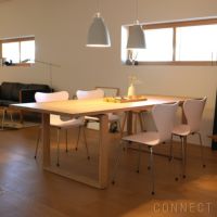 【70周年記念モデル】FRITZ HANSEN（フリッツ・ハンセン） / SERIES 7（セブンチェア） / 7:14AM / ラッカー（ピンク） / スチール脚（クローム仕上げ）