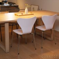 【70周年記念モデル】FRITZ HANSEN（フリッツ・ハンセン） / SERIES 7（セブンチェア） / 7:14AM / ラッカー（ピンク） / スチール脚（クローム仕上げ）