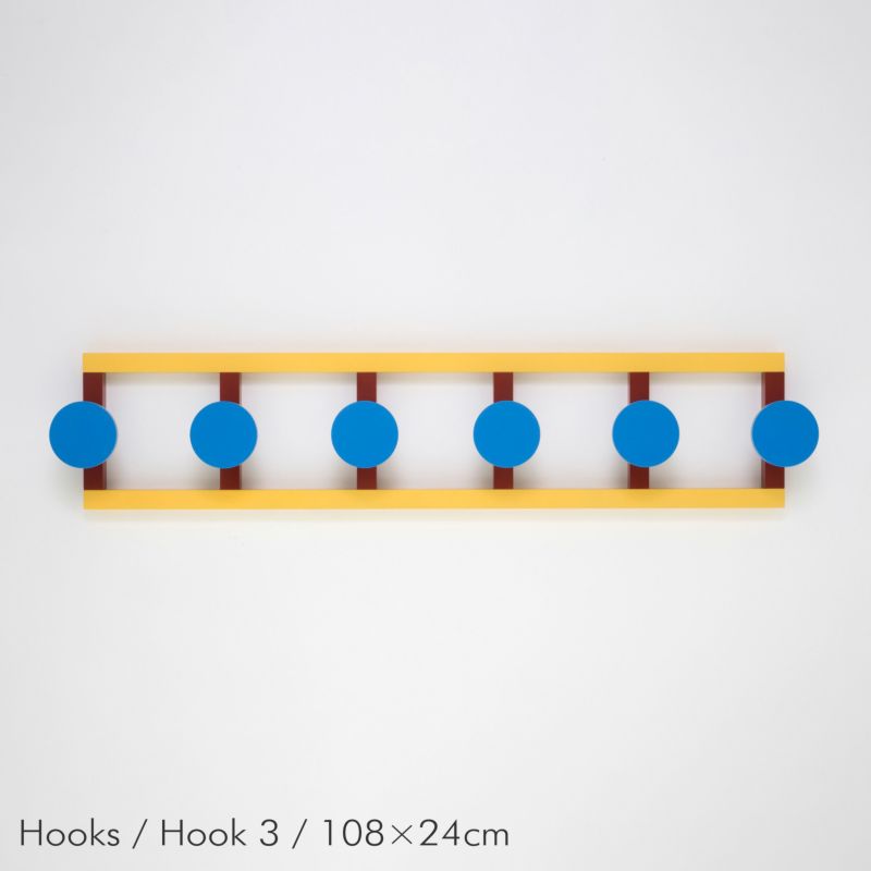 raawii（ラーウィー） / Hooks（フックス） / Hook 3 / 108×24cm / 壁掛けフック