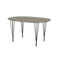 FRITZ HANSEN（フリッツ・ハンセン） / TABLE SERIES（テーブルシリーズ）B611 / スーパー楕円テーブル / ブラウンオッタワ / ブラウンブロンズ脚