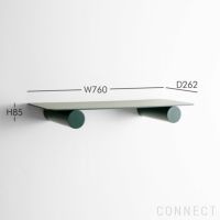 raawii（ラーウィー） / Pipeline（パイプライン） / Duo shelf（デュオシェルフ） / W76×D26.2cm / 全5色 / ウォールシェルフ