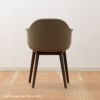 Audo Copenhagen（オドー・コペンハーゲン） / HARBOUR DINING CHAIR（ハーバー ダイニングチェア） / 布張りシェル / ウッドベース / Remix（リミックス） 0233 グレー