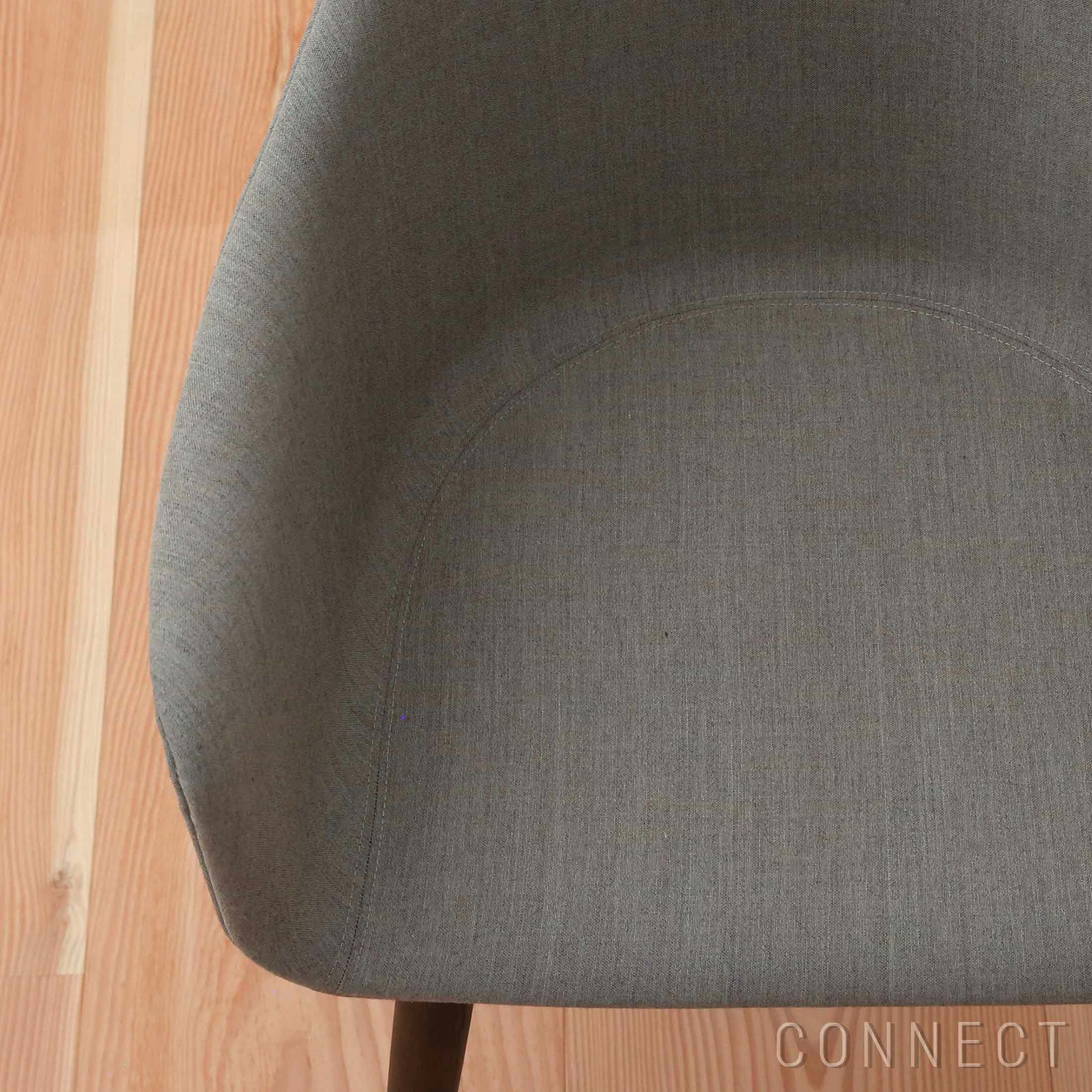 Audo Copenhagen（オドー・コペンハーゲン） / HARBOUR DINING CHAIR（ハーバー ダイニングチェア） / 布張りシェル / ウッドベース / Remix（リミックス） 0233 グレー