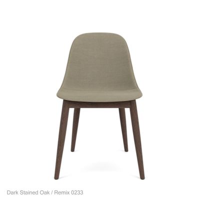 【ポイント10倍】Audo Copenhagen（オドー・コペンハーゲン） / HARBOUR SIDE DINING CHAIR（ハーバー サイド ダイニングチェア） / 布張りシェル / ウッドベース / Remix（リミックス） 0233 グレー