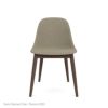 Audo Copenhagen（オドー・コペンハーゲン） / HARBOUR DINING CHAIR（ハーバー ダイニングチェア） / 布張りシェル / ウッドベース / Remix（リミックス） 0233 グレー