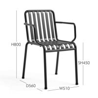 HAY（ヘイ） / PALISSADE（パリサード） / ARM CHAIR（アームチェア） / 全4色 / アウトドア