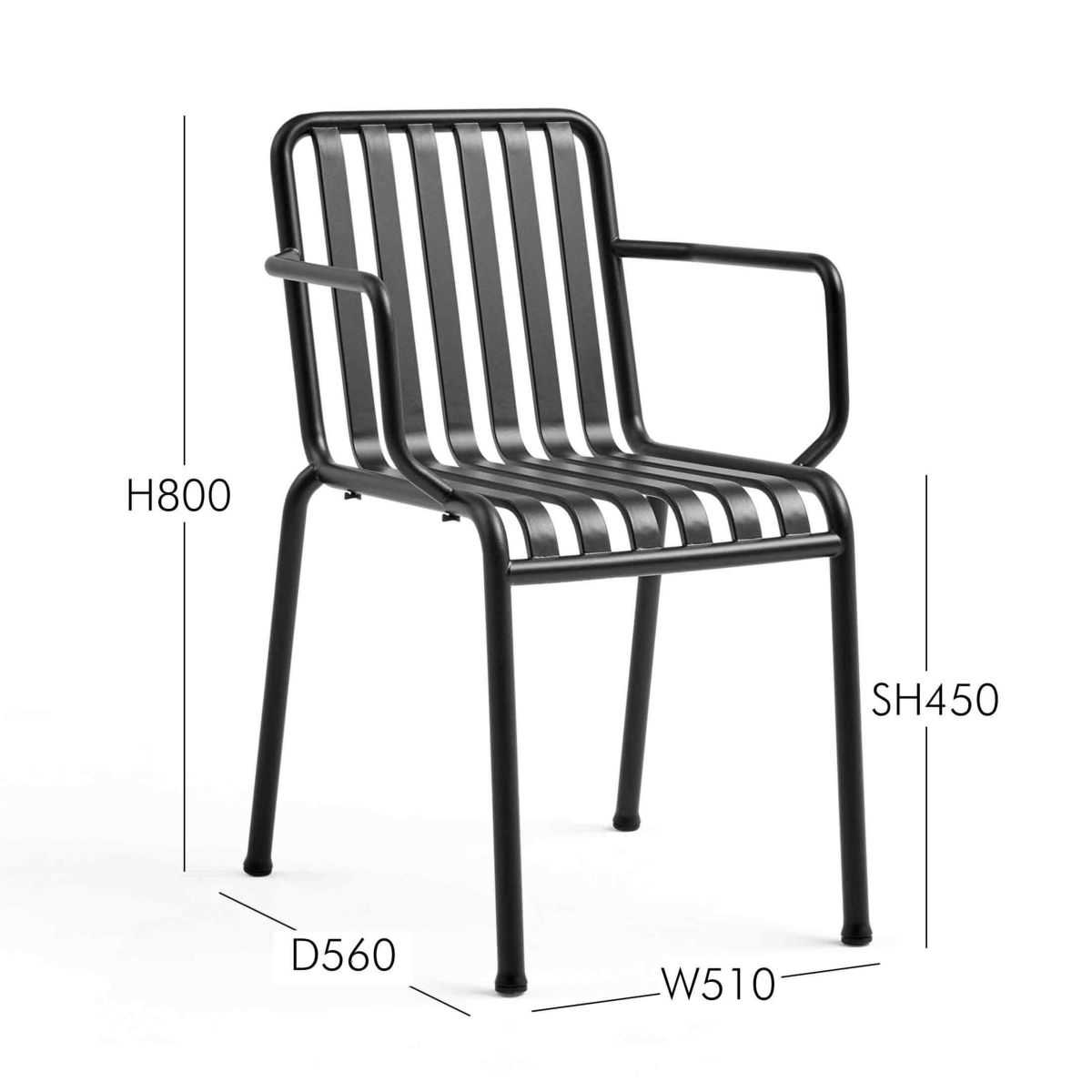 HAY（ヘイ） / PALISSADE（パリサード） / ARM CHAIR（アームチェア） / 全4色 / アウトドア