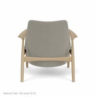 Audo Copenhagen（オドー・コペンハーゲン） / THE SEAL LOUNGE CHAIR（ザ シール ラウンジチェア） / Low Back / ナチュラルオークベース / Re-wool（リウール） 0218 ベージュ