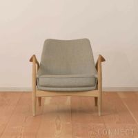 Audo Copenhagen（オドー・コペンハーゲン） / THE SEAL LOUNGE CHAIR（ザ シール ラウンジチェア） / Low Back / ナチュラルオークベース / Re-wool（リウール） 0218 ベージュ
