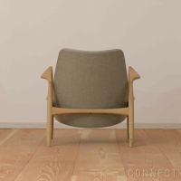 Audo Copenhagen（オドー・コペンハーゲン） / THE SEAL LOUNGE CHAIR（ザ シール ラウンジチェア） / Low Back / ナチュラルオークベース / Re-wool（リウール） 0218 ベージュ