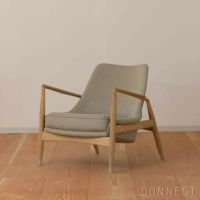 Audo Copenhagen（オドー・コペンハーゲン） / THE SEAL LOUNGE CHAIR（ザ シール ラウンジチェア） / Low Back / ナチュラルオークベース / Re-wool（リウール） 0218 ベージュ