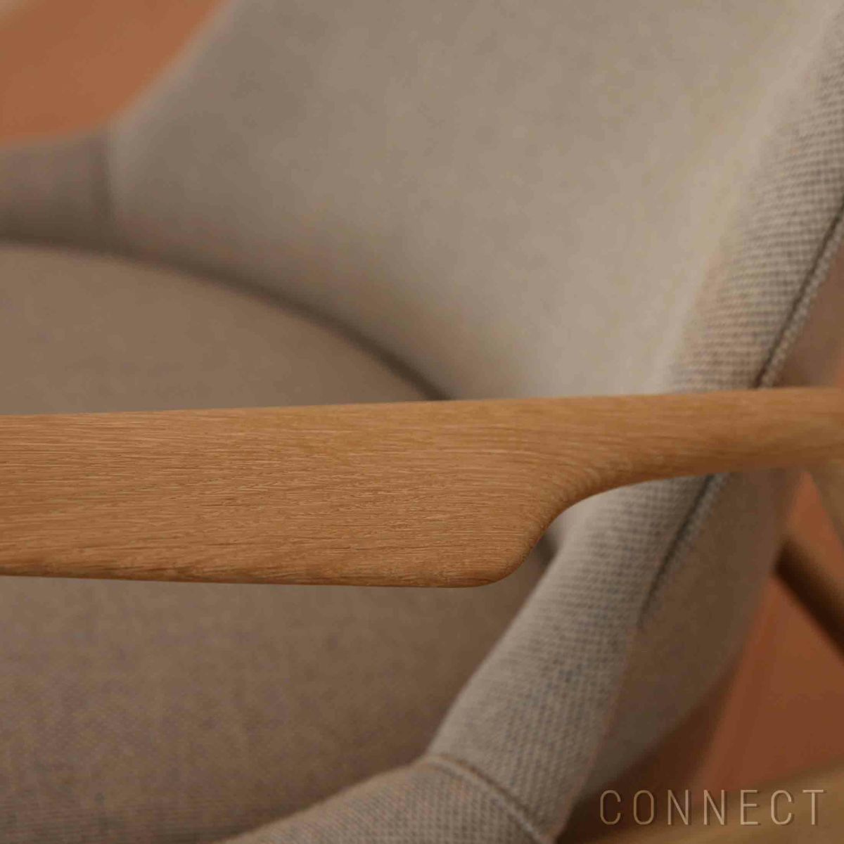 Audo Copenhagen（オドー・コペンハーゲン） / THE SEAL LOUNGE CHAIR（ザ シール ラウンジチェア） / Low Back / ナチュラルオークベース / Re-wool（リウール） 0218 ベージュ