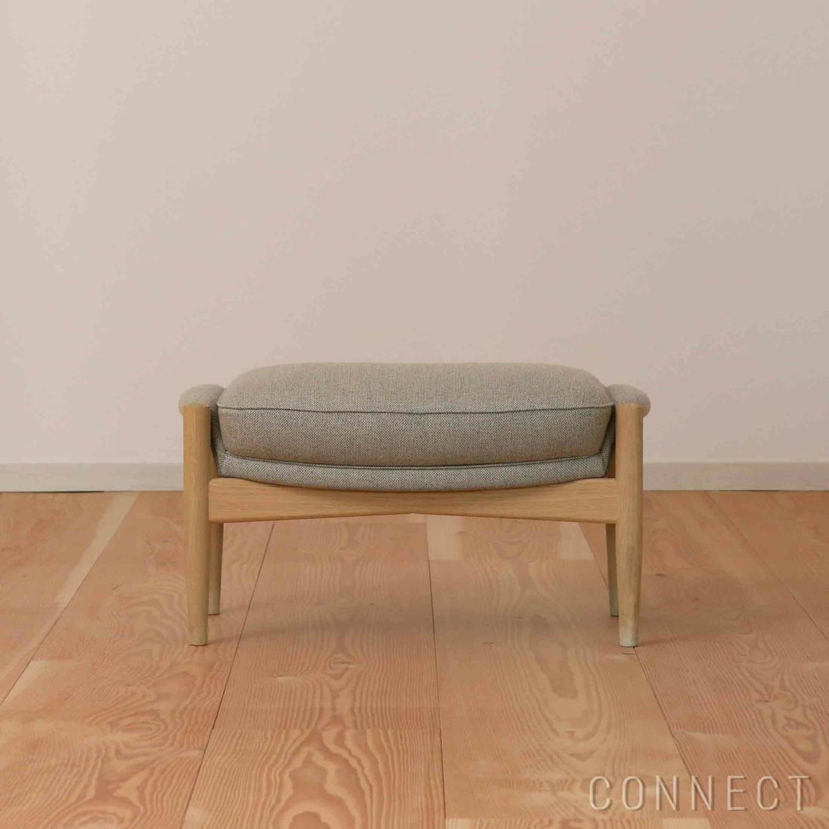 Audo Copenhagen（オドー・コペンハーゲン） / THE SEAL OTTOMAN（ザ シール オットマン） / ナチュラルオークベース / Re-wool（リウール） 0218 ベージュ