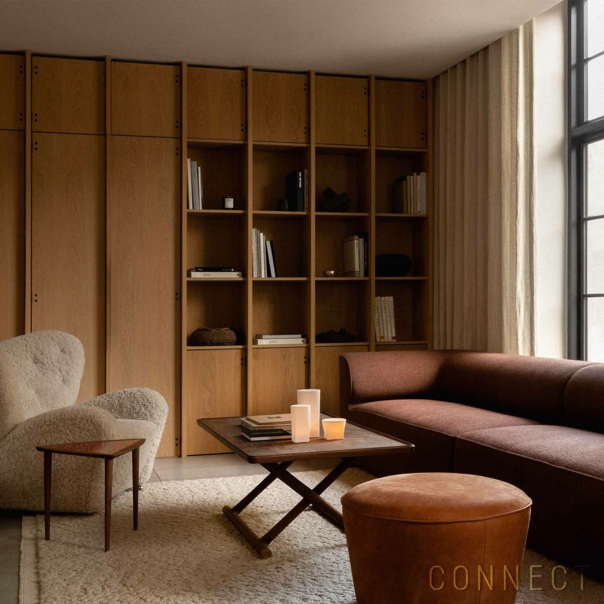 Audo Copenhagen（オドー・コペンハーゲン） / JAGER LOUNGE TABLE（ジャガー ラウンジ テーブル） / ウォルナット