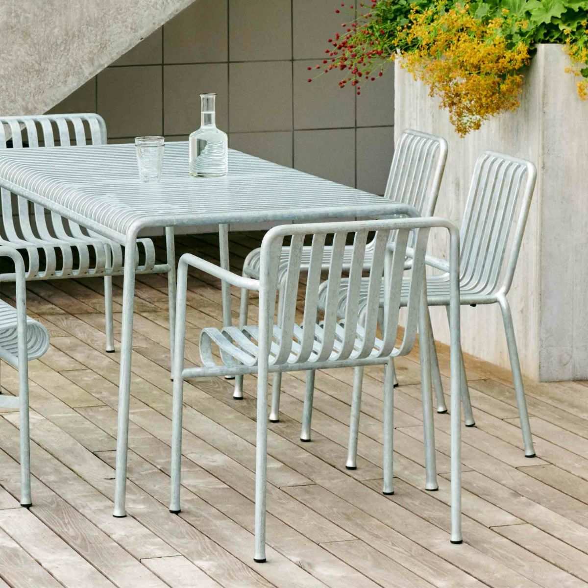 HAY（ヘイ） / PALISSADE（パリサード） / DINING ARM CHAIR（ダイニング アームチェア） / 全3色 / アウトドア