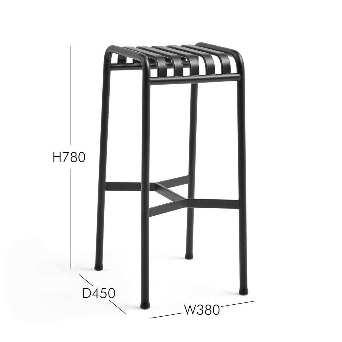 HAY（ヘイ） / PALISSADE（パリサード） / BAR STOOL  （バースツール） / 全3色 / アウトドア