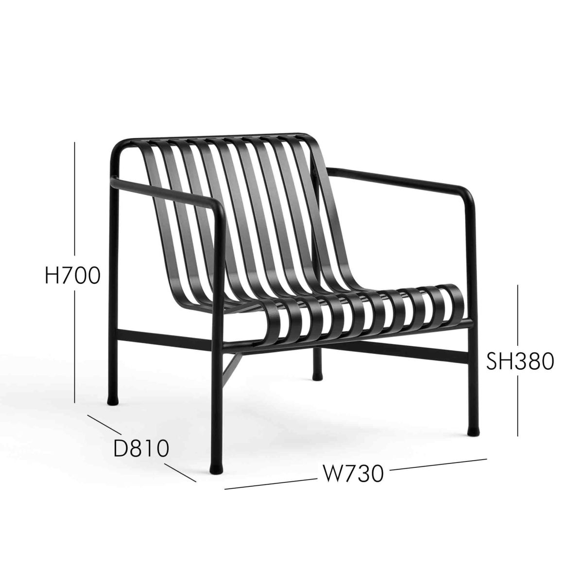 HAY（ヘイ） / PALISSADE（パリサード） / LOUNGE CHAIR LOW（ラウンジチェア） / 全3色 / アウトドア