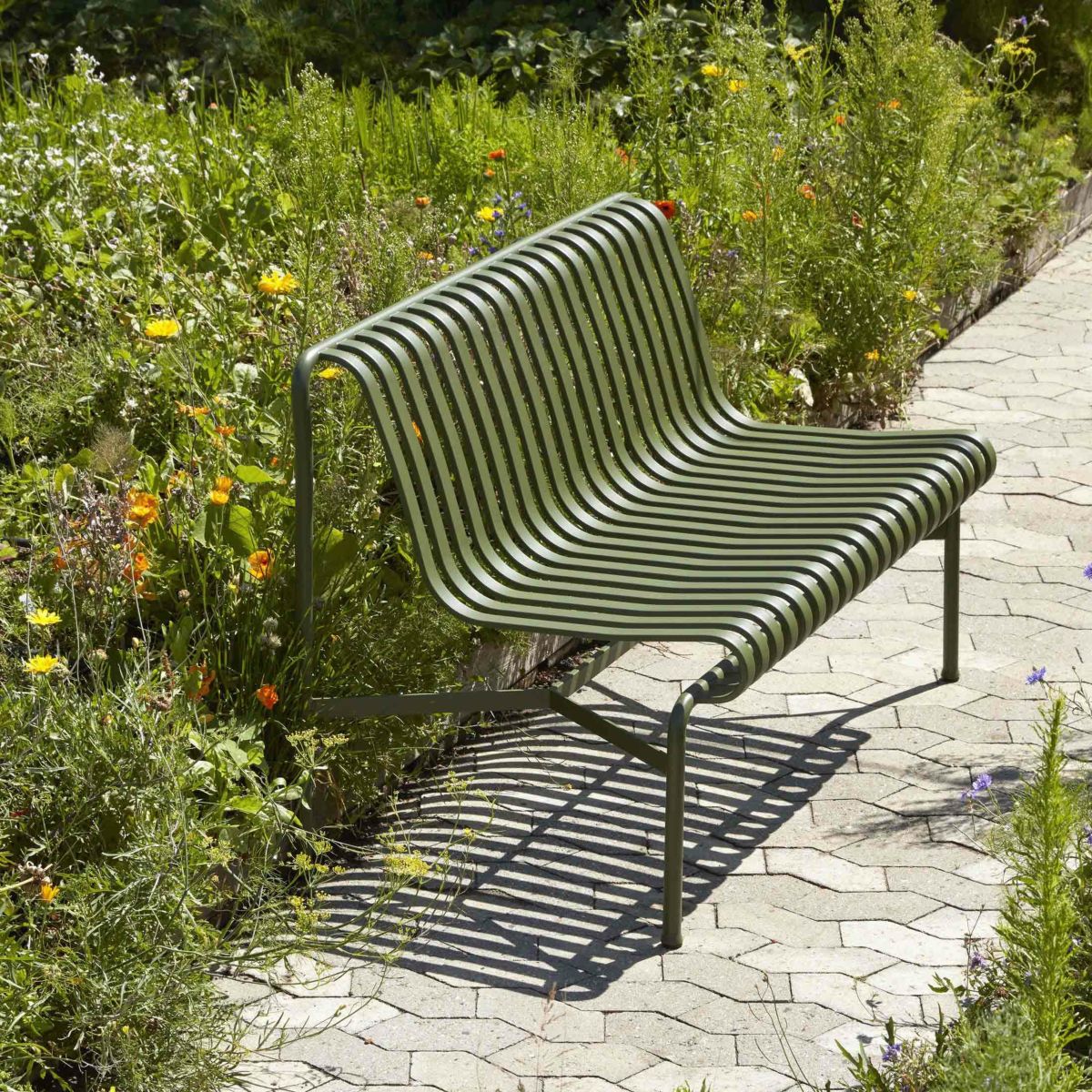 HAY（ヘイ） / PALISSADE（パリサード） / Dining Bench  （ダイニングベンチ）without armrest / 全3色 / アウトドア