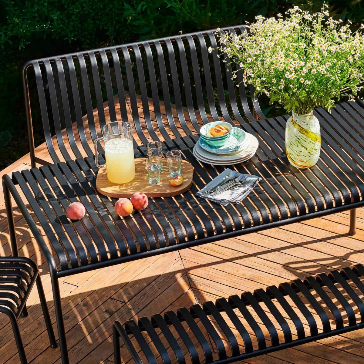 HAY（ヘイ） / PALISSADE（パリサード） / Dining Bench  （ダイニングベンチ）without armrest / 全3色 / アウトドア