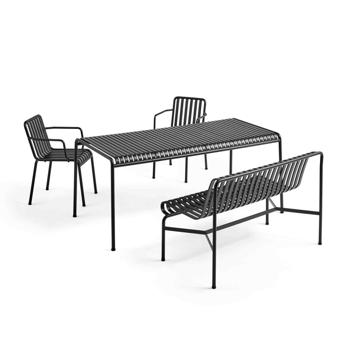 HAY（ヘイ） / PALISSADE（パリサード） / Dining Bench  （ダイニングベンチ）without armrest / 全3色 / アウトドア