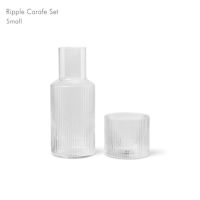 Ferm Living（ファームリビング）/ Ripple（リップル） / Carafe Set（カラフェセット） / Small / クリア
