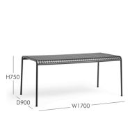 HAY（ヘイ） / PALISSADE（パリサード） / Table（テーブル）L170×W90×H75cm / 全3色 / アウトドア