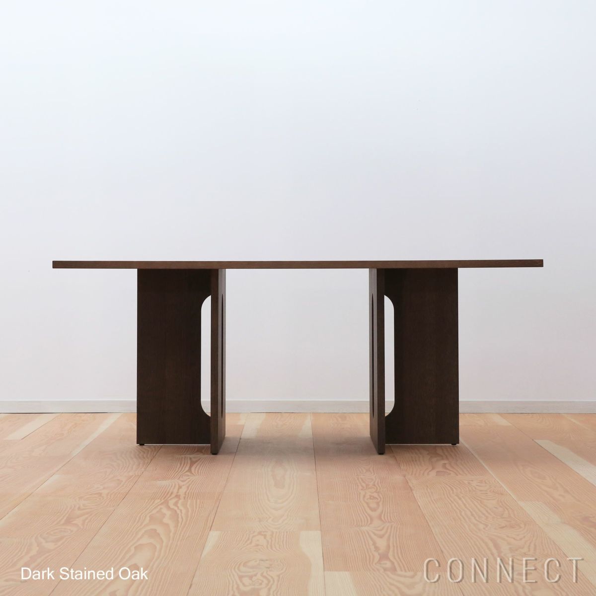 Audo Copenhagen（オドー・コペンハーゲン） / ANDROGYNE DINING TABLE（アンドロジーン ダイニングテーブル） / 長方形 / 180×109cm / ダークステインドオーク《日本限定サイズ》
