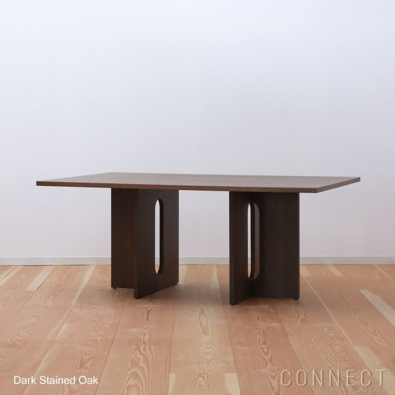 Audo Copenhagen（オドー・コペンハーゲン） / ANDROGYNE DINING TABLE（アンドロジーン ダイニングテーブル） / 長方形 / 180×109cm / ダークステインドオーク《日本限定サイズ》