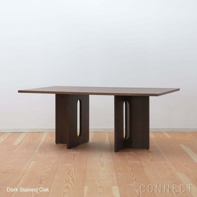 Audo Copenhagen（オドー・コペンハーゲン） / ANDROGYNE DINING TABLE（アンドロジーン ダイニングテーブル） / 長方形 / 180×109cm / ダークステインドオーク《日本限定サイズ》