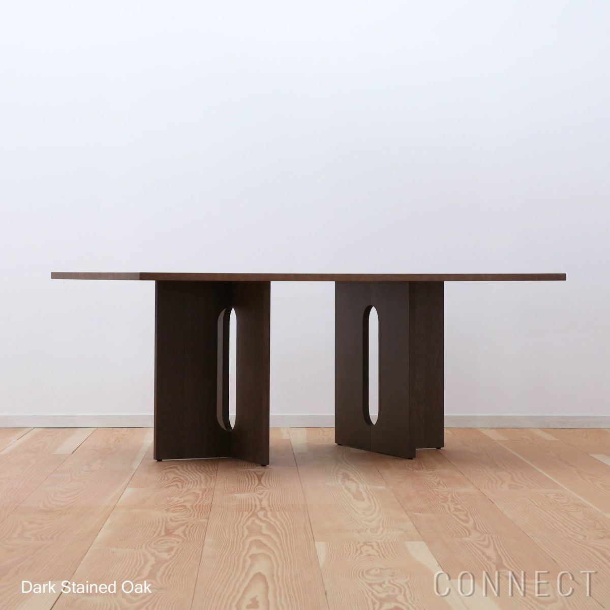 Audo Copenhagen（オドー・コペンハーゲン） / ANDROGYNE DINING TABLE（アンドロジーン ダイニングテーブル） / 長方形 / 180×109cm / ダークステインドオーク《日本限定サイズ》