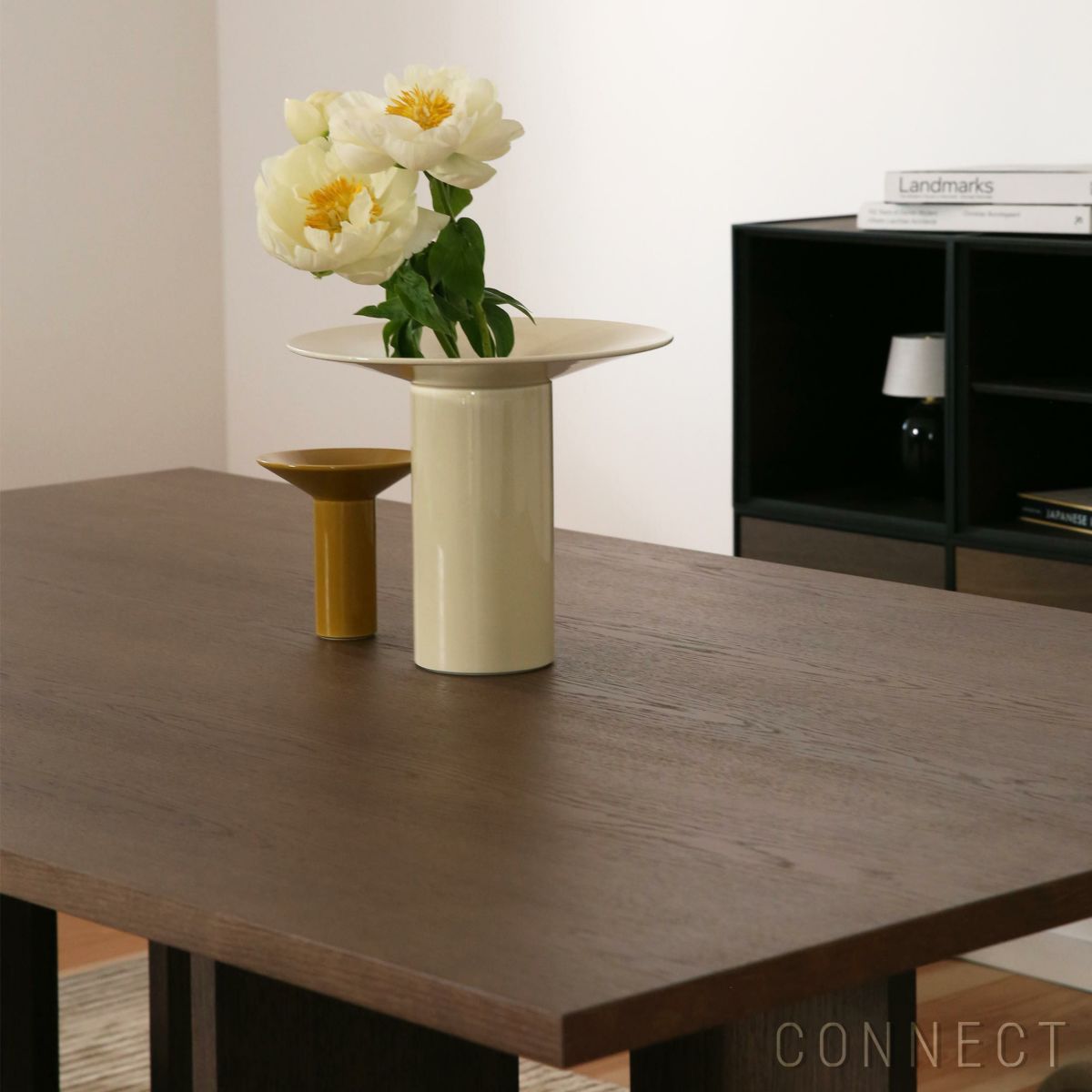 Audo Copenhagen（オドー・コペンハーゲン） / ANDROGYNE DINING TABLE（アンドロジーン ダイニングテーブル） / 長方形 / 180×109cm / ダークステインドオーク《日本限定サイズ》