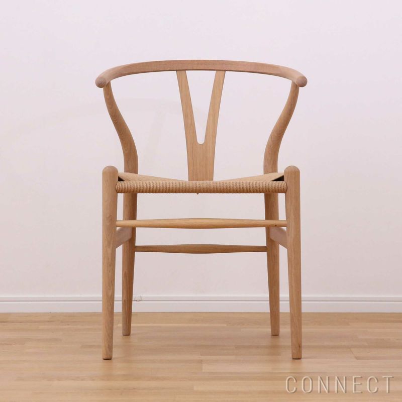CH24 / Yチェア（ワイチェア） オーク材・ホワイトオイル仕上げ SH45cm / CARL HANSEN & SON （カール・ハンセン＆サン）