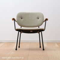 Audo Copenhagen（オドー・コペンハーゲン） / CO LOUNGE CHAIR（コ ラウンジチェア） / 布張りシート&バック / Audo Boucle（オドー ブークレ） 02 / ブラックベース