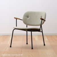 Audo Copenhagen（オドー・コペンハーゲン） / CO LOUNGE CHAIR（コ ラウンジチェア） / 布張りシート&バック / Audo Boucle（オドー ブークレ） 02 / ブラックベース