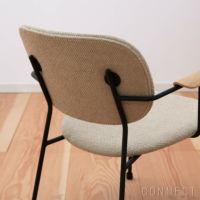 Audo Copenhagen（オドー・コペンハーゲン） / CO LOUNGE CHAIR（コ ラウンジチェア） / 布張りシート&バック / Audo Boucle（オドー ブークレ） 02 / ブラックベース
