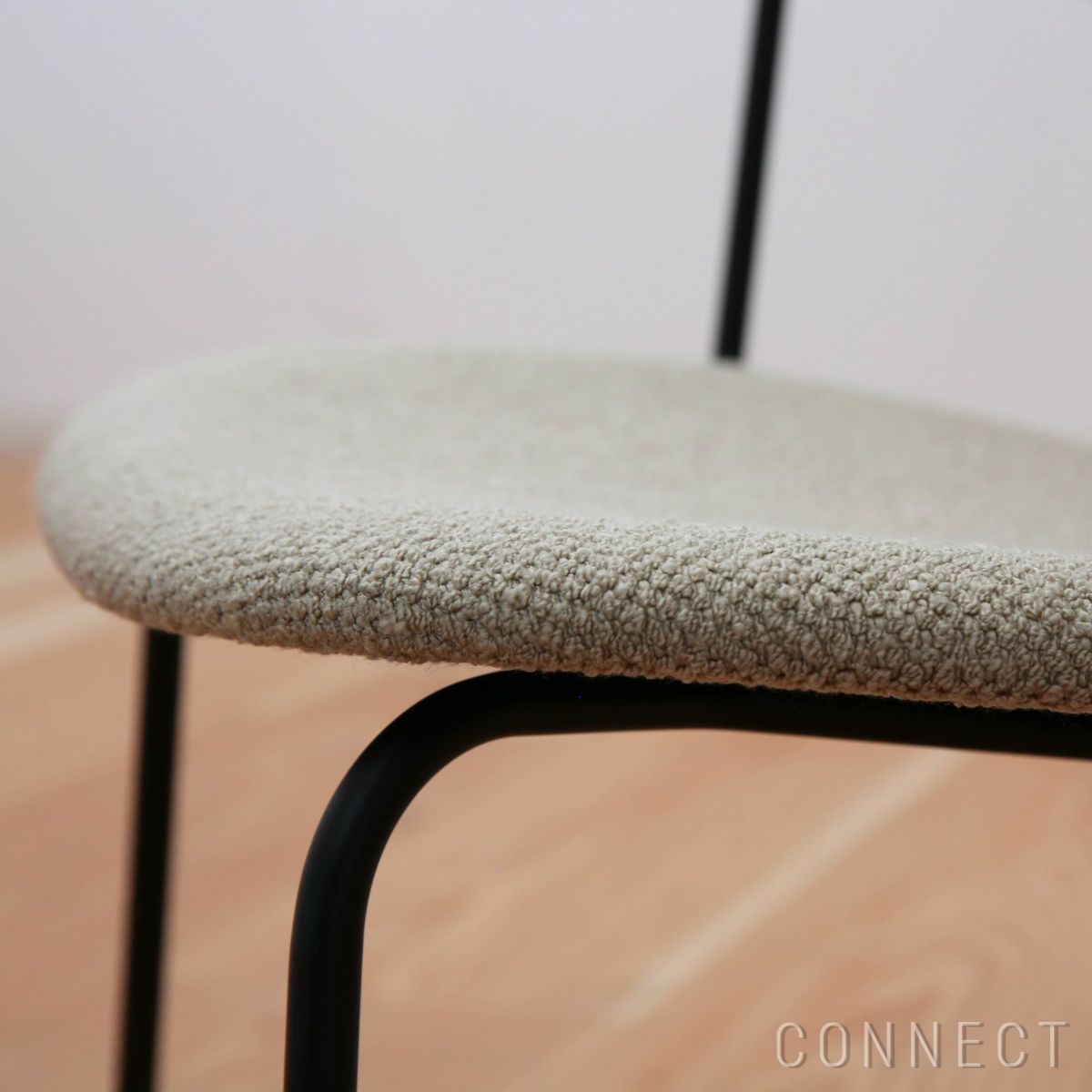 Audo Copenhagen（オドー・コペンハーゲン） / CO LOUNGE CHAIR（コ ラウンジチェア） / 布張りシート&バック / Audo Boucle（オドー ブークレ） 02 / ブラックベース