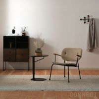Audo Copenhagen（オドー・コペンハーゲン） / CO LOUNGE CHAIR（コ ラウンジチェア） / 布張りシート&バック / Audo Boucle（オドー ブークレ） 02 / ブラックベース