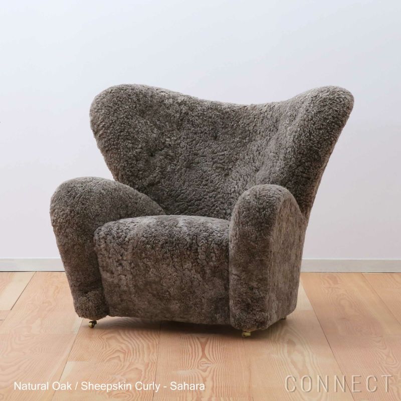 Audo Copenhagen（オドー・コペンハーゲン） / THE TIRED MAN LOUNGE CHAIR（ザ タイヤード マン ラウンジチェア） / Sheepskin Curly Sahara（サハラ）